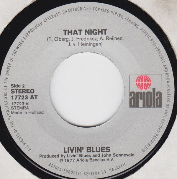 Livin' Blues : Shylina (7", Single)