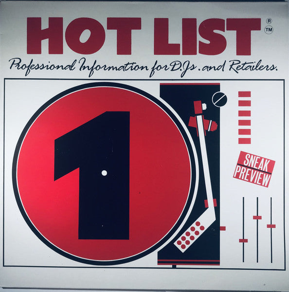 Various : Hot List (LP, Comp, Smplr, Pre)