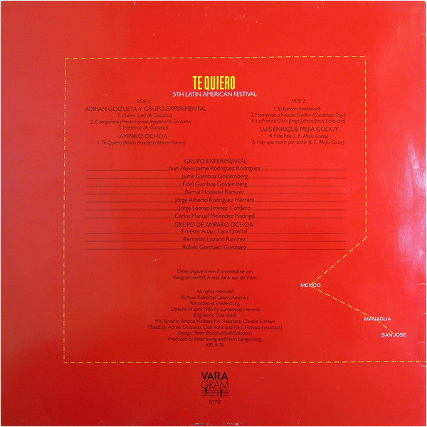 Various : Te Quiero (LP, Comp)