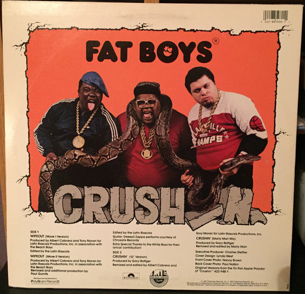 Fat Boys And The Beach Boys : Wipeout! (12")