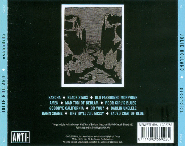 Jolie Holland : Escondida (CD, Album)