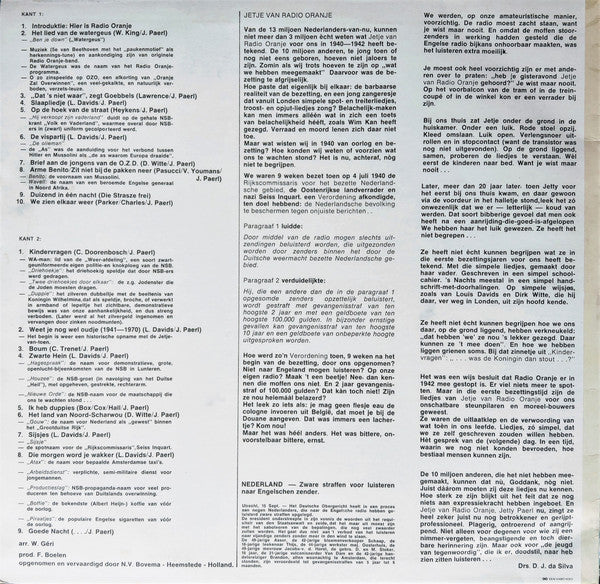 Jetty Paerl : Jetje Van Radio Oranje (LP, Album)