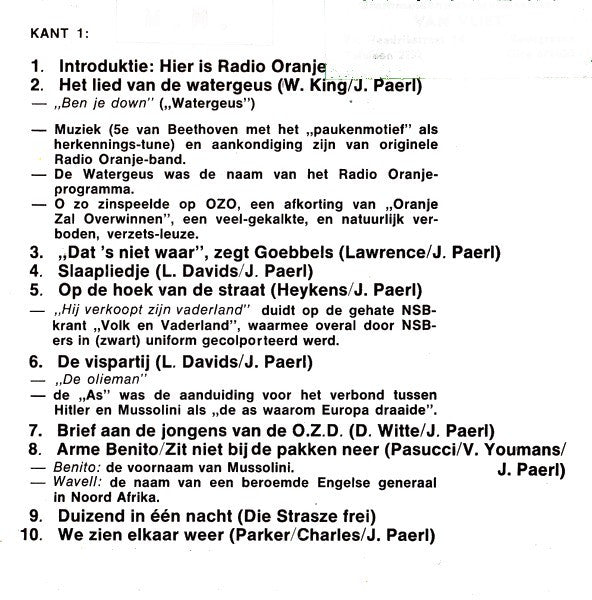 Jetty Paerl : Jetje Van Radio Oranje (LP, Album)
