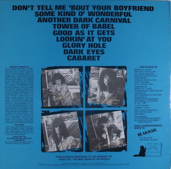 Castle Blak : Another Dark Carnival (LP, Album)