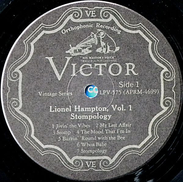 Lionel Hampton : Vol. 1 Stompology (LP, Album, Comp, Mono, Gat)