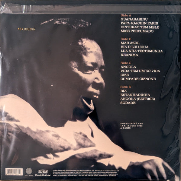 Cesaria Evora : Live À Paris 1993 (LP, Ltd, Num, Ora)