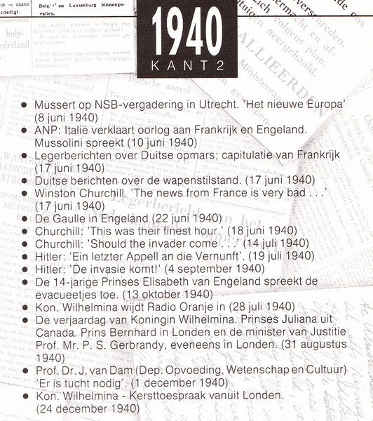 No Artist : Stemmen Des Tijds - 1939 1940 (2xLP)