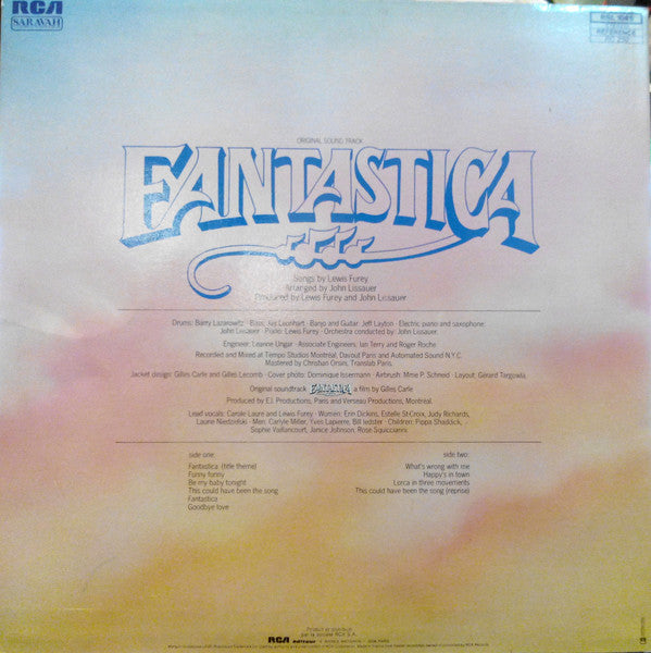 Carole Laure / Lewis Furey : Fantastica (LP)