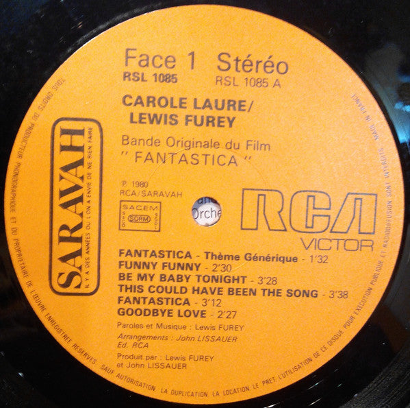 Carole Laure / Lewis Furey : Fantastica (LP)