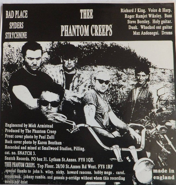 Thee Phantom Creeps : Bad Place (7", Single)