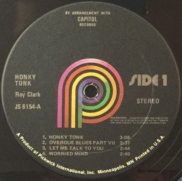 Roy Clark : Honky Tonk (LP, Comp)