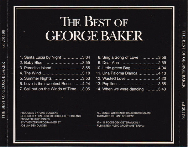 George Baker : The Best Of George Baker (CD, Comp)