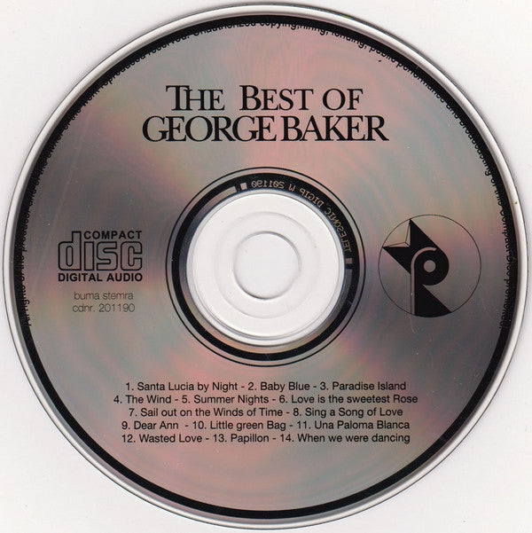 George Baker : The Best Of George Baker (CD, Comp)