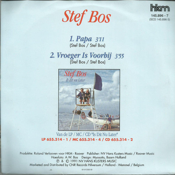 Stef Bos : Papa (7", Single)