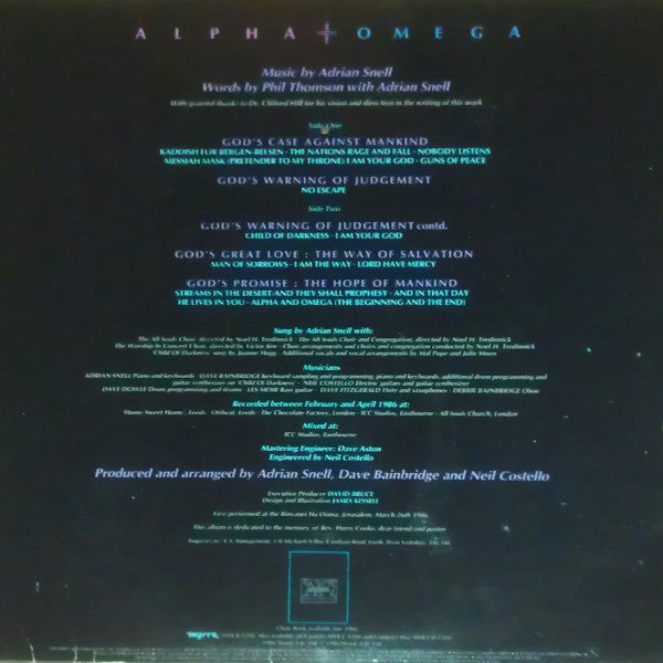 Adrian Snell : Alpha And Omega (LP, Album)