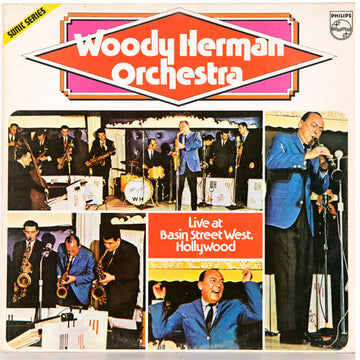 Woody Herman And His Orchestra : Live At Basin Street West, Hollywood (LP, Album, RE)