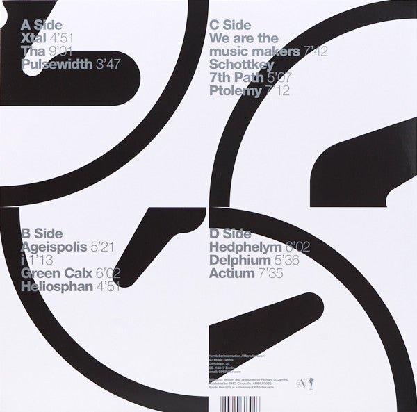 Aphex Twin : Selected Ambient Works 85-92 (2xLP, Album, RE, RM, K7 )