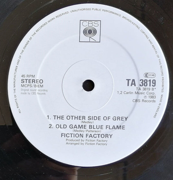 Fiction Factory : Ghost Of Love (Special Dance Mix) (12")