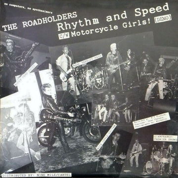 The Roadholders : Rhythm And Speed C/W Motorcycle Girls! (7", Red)