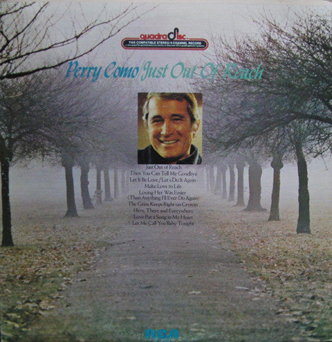 Perry Como : Just Out Of Reach (LP, Album, Quad)