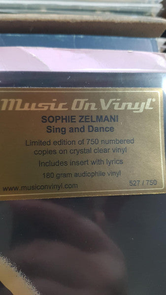 Sophie Zelmani : Sing And Dance (LP, Album, Ltd, Num, RE, Cry)