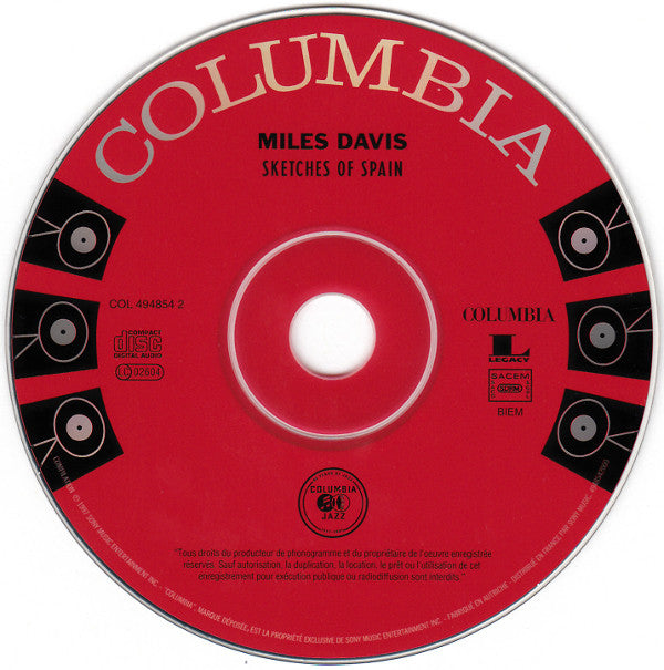 Miles Davis : Sketches Of Spain (CD, Album, RE, RM)
