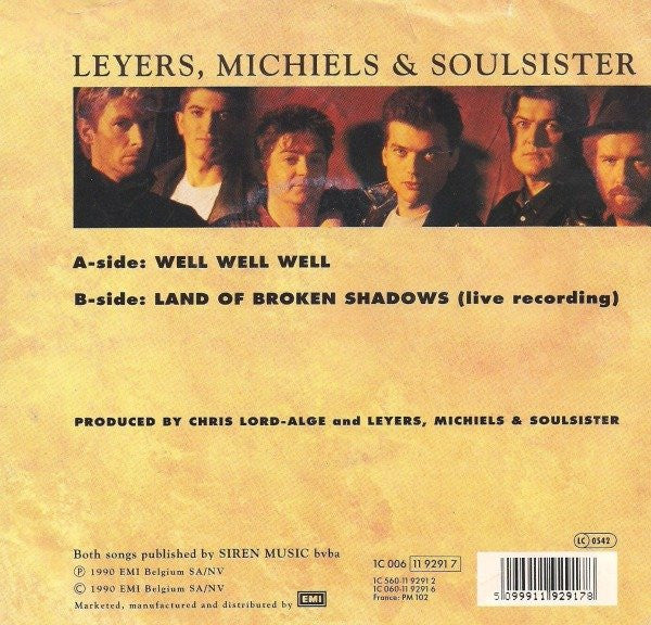 Soulsister : Well Well Well (7", Single)