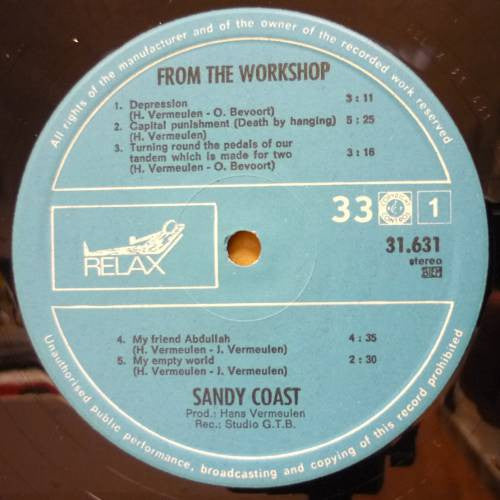 Sandy Coast : From The Workshop (LP, Album)