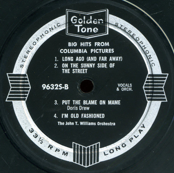 The Hollywood Grand Studio Orchestra : Big Hits From Columbia Pictures (LP, Album)