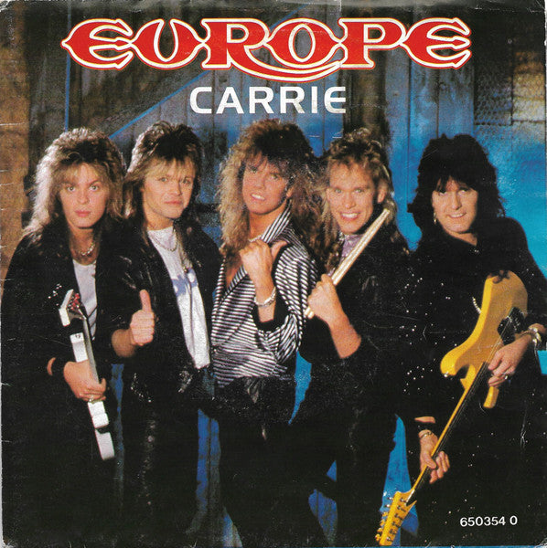 Europe (2) : Carrie (7", Single, Pos)
