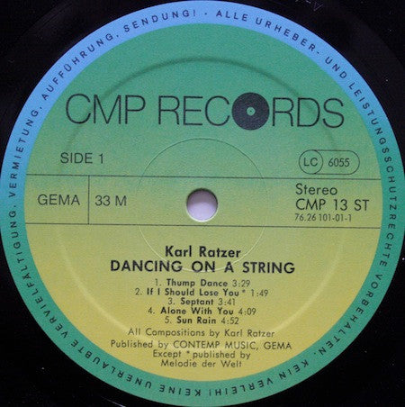 Karl Ratzer : Dancing On A String (LP, Album)
