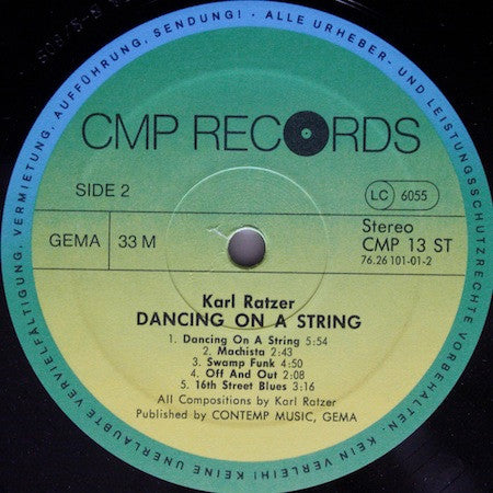 Karl Ratzer : Dancing On A String (LP, Album)