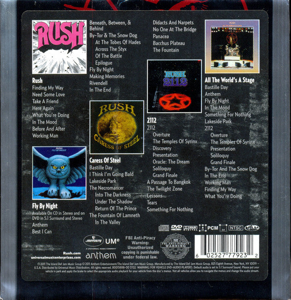 Rush : Sector 1 (Box, Comp + CD, Album, RE, RM + CD, Album, RE, RM )