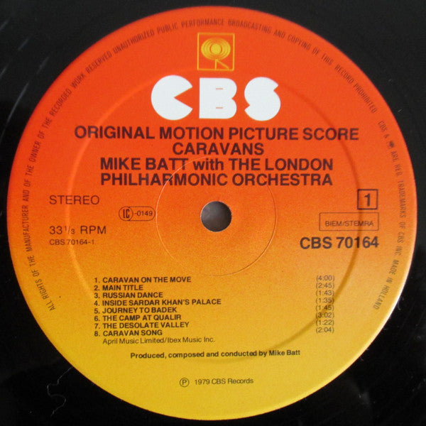 Mike Batt With The London Philharmonic Orchestra* : Caravans (Original Motion Picture Score) (LP, Album)