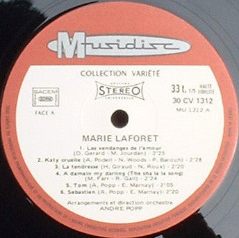 Marie Laforêt : Les Vendanges De L'Amour - Viens Sur La Montagne (LP, Comp, RE)