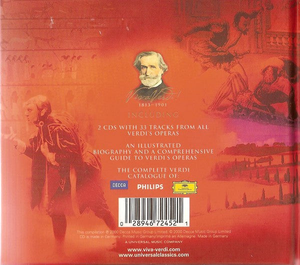 Giuseppe Verdi : Viva Verdi! (2xCD, Comp, Smplr)