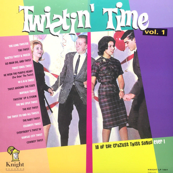 Various : Twistin' Time Vol. 1 (LP, Comp)