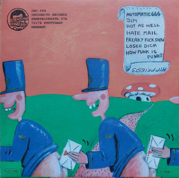 The Hippriests : Hate Mail (7", EP)