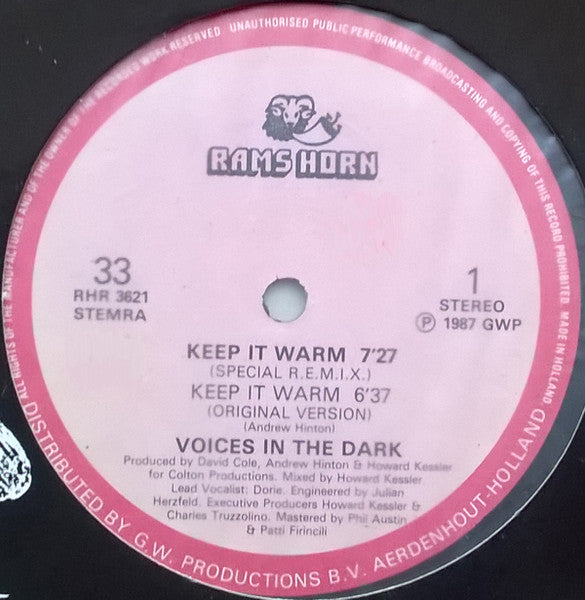 Voices In the Dark : Keep It Warm (R.E.M.I.X.) (12")