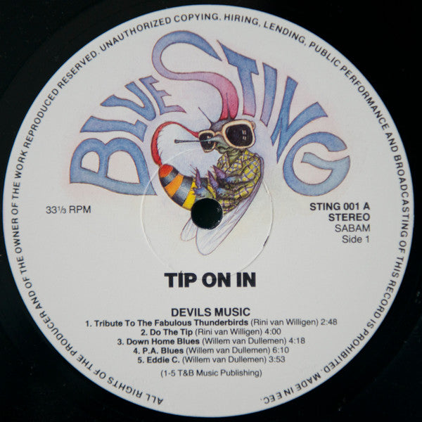 Tip On In : Devils Music (LP, Album, Gat)
