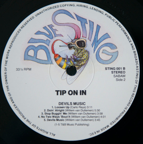 Tip On In : Devils Music (LP, Album, Gat)