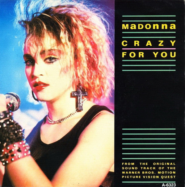 Madonna / Sammy Hagar : Crazy For You / I'll Fall In Love Again (7", Single)