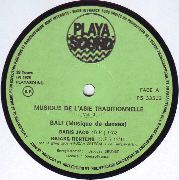 Various : Bali (LP, Album)