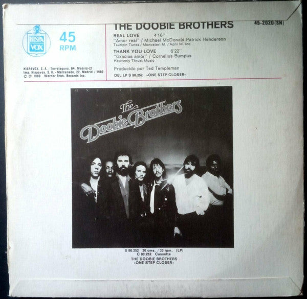 The Doobie Brothers : Real Love (7", Single)