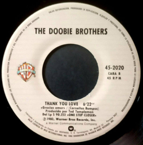 The Doobie Brothers : Real Love (7", Single)
