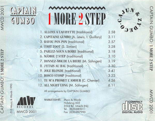 Captain Gumbo : 1 More 2 Step (CD, Album)