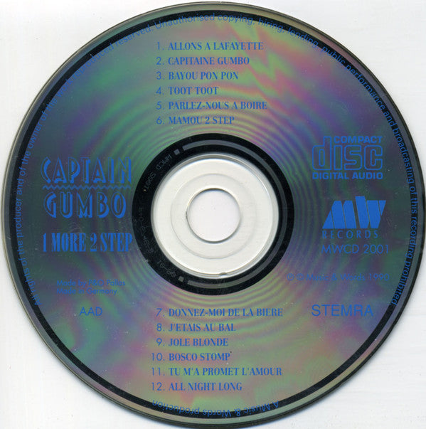 Captain Gumbo : 1 More 2 Step (CD, Album)