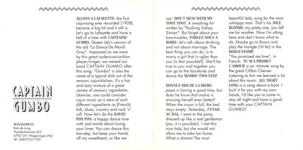 Captain Gumbo : 1 More 2 Step (CD, Album)