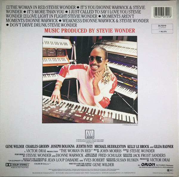 Stevie Wonder : La Fille En Rouge (Bande Originale Du Film) (LP, Album, Gat)