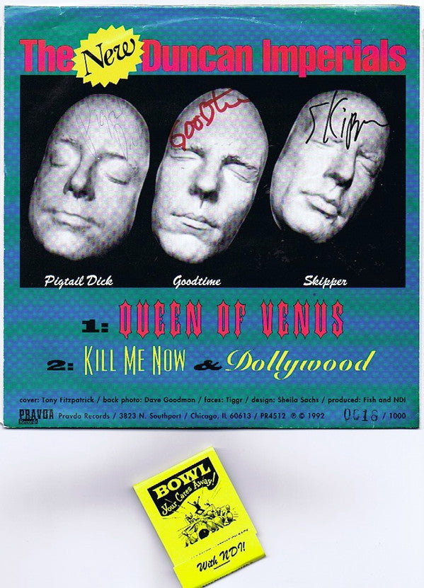New Duncan Imperials : Queen Of Venus (7", Num, Pin)